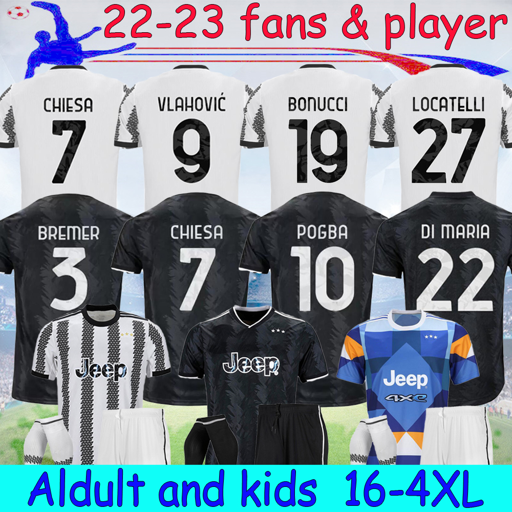 16-4XL JuventuS soccer jerseys CHIESA DI MARIA 22 23 POGBA player KIT VLAHOVIC 2022 2023 BREMER McKENNIE LOCATELLI chiellini 4th Men Kids kits football shirts, 22-23 home fans
16-4XL JuventuS soccer jerseys CHIESA DI MARIA 22 23 POGBA player KIT VLAHOVIC 2022 2023 BREMER McKENNIE LOCATELLI chiellini 4th Men Kids kits football shirts, 22-23 home fans