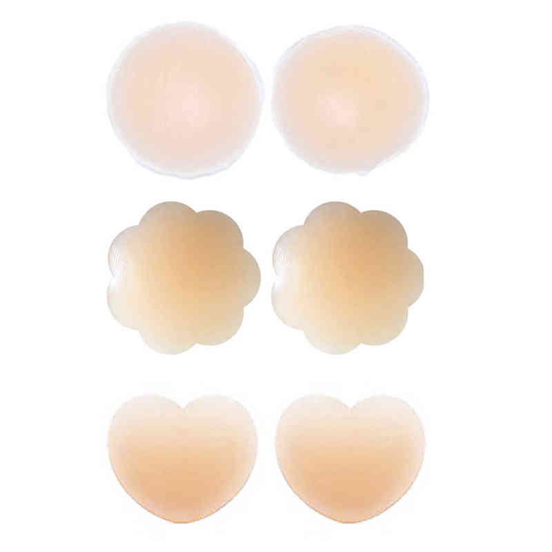 5PC Women Nipple Pasties Self Adhesive Silicone Nipple Cover Invisible Reusable Nipple Covers Stickers Bra Pad Accessories Y220725
5PC Women Nipple Pasties Self Adhesive Silicone Nipple Cover Invisible Reusable Nipple Covers Stickers Bra Pad Accessories Y220725