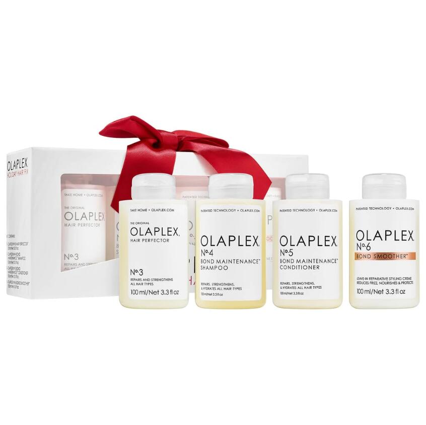 Olaplex Holiday Hair Fix 4*100ml Repair Set N3 N4 N5 N6 Hair Perfector Bond Maintenance Smoother Shampoo Conditioner High Quality Hairs Care Gift Box Kit 4 in 1 Fast Ship
Olaplex Holiday Hair Fix 4*100ml Repair Set N3 N4 N5 N6 Hair Perfector Bond Maintenance Smoother Shampoo Conditioner High Quality Hairs Care Gift Box Kit 4 in 1 Fast Ship