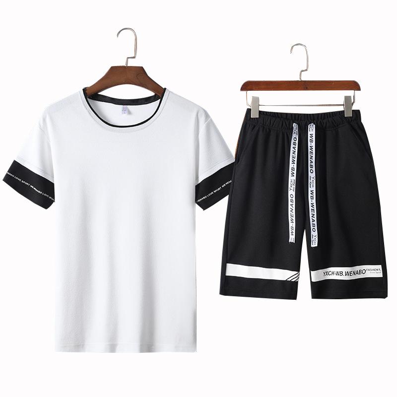Men's Tracksuits Summer Casual Sporting Suits Men Short Sleeve Set Tracksuit T Shirts Shorts Male Sweat Suit Jogging Homme Clothes GA244Men', Black
Men's Tracksuits Summer Casual Sporting Suits Men Short Sleeve Set Tracksuit T Shirts Shorts Male Sweat Suit Jogging Homme Clothes GA244Men', Black