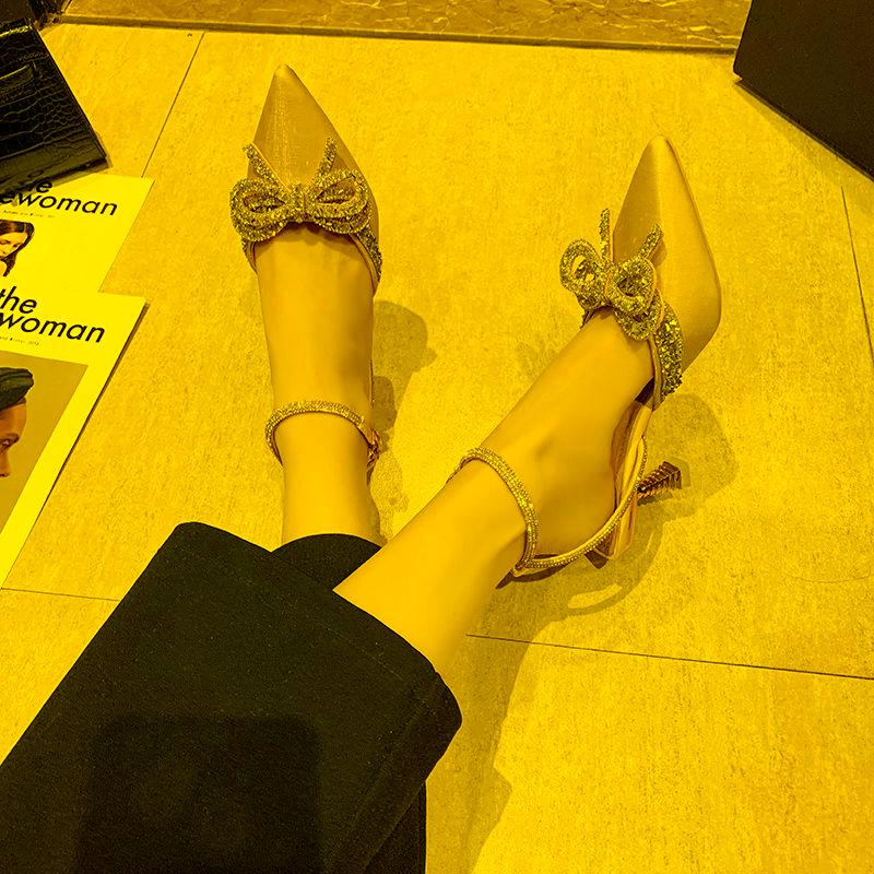 Dress Shoes Woman Bowknot Pumps Women's High Heels Stiletto Pointed Toe SlingbackDress, Black
Dress Shoes Woman Bowknot Pumps Women's High Heels Stiletto Pointed Toe SlingbackDress, Black