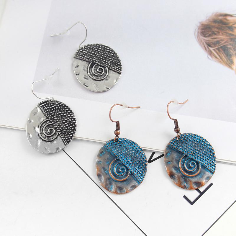 Dangle & Chandelier Metal Spiral Earrings Blue Black Two Small Lines Half Bumps Ripples Sexy Beautiful Female Love To Send Friends
Dangle & Chandelier Metal Spiral Earrings Blue Black Two Small Lines Half Bumps Ripples Sexy Beautiful Female Love To Send Friends