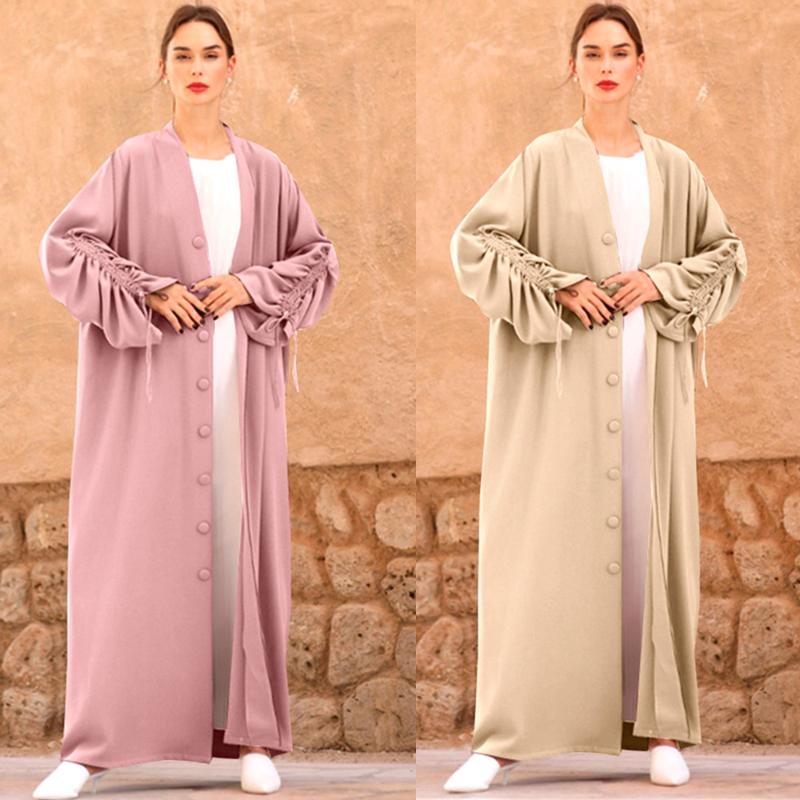 Ethnic Clothing Dubai Middle East Muslim Women Long Dress Solid Color Abaya Open Kimono Turkish Arab Cardigan Islamic RobeEthnic
Ethnic Clothing Dubai Middle East Muslim Women Long Dress Solid Color Abaya Open Kimono Turkish Arab Cardigan Islamic RobeEthnic