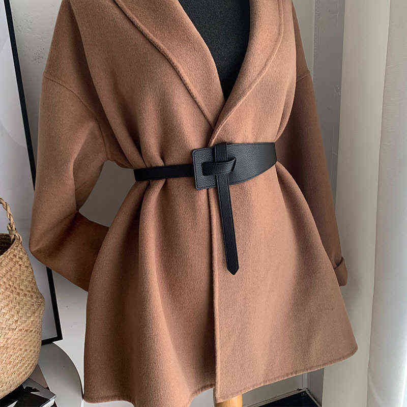Designer Belts For Women High Quality Button Soft Pu Leather Long Cumberstraps Wide Jacket Belt Femme Dress Waistband Cintos L220728, Black
Designer Belts For Women High Quality Button Soft Pu Leather Long Cumberstraps Wide Jacket Belt Femme Dress Waistband Cintos L220728, Black