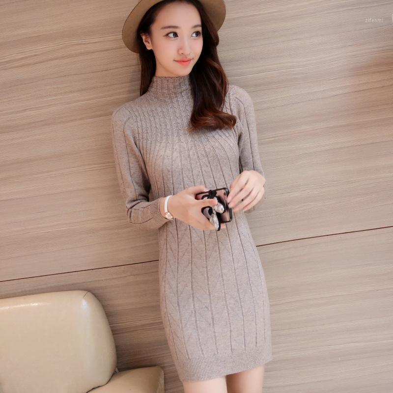 Casual Dresses Autumn Winter Knitted Dress Women Fashion Solid Above Knee Mini O-Neck Sweater, Black
Casual Dresses Autumn Winter Knitted Dress Women Fashion Solid Above Knee Mini O-Neck Sweater, Black