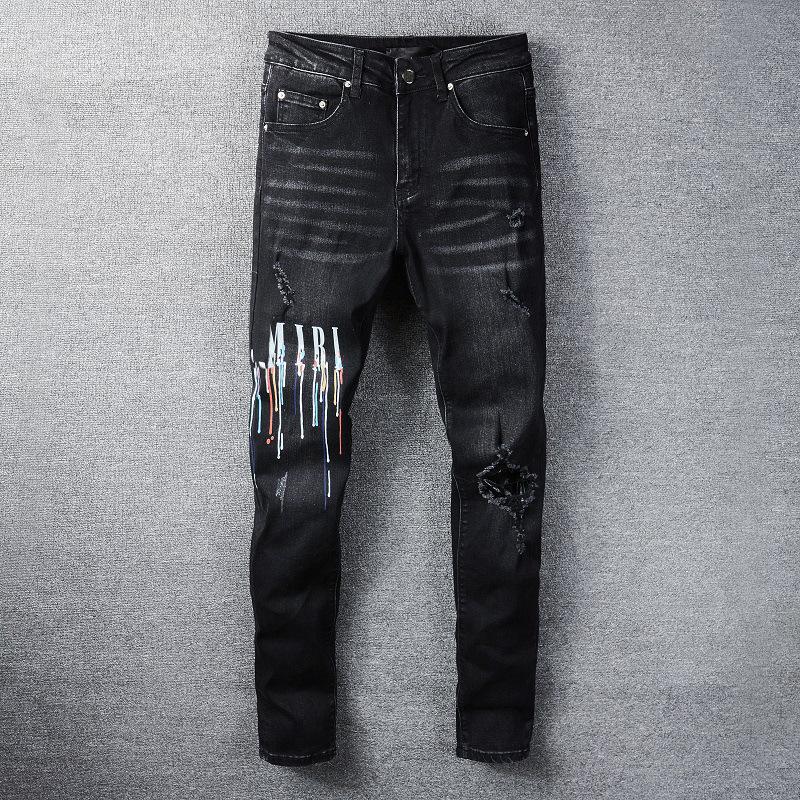 Men's Jeans High Street Vintage Men Tie Dye Colorful Letters Logo Denim Pants Cotton Casual Trousers Hip Hop Youth Black Slim JeansMen's, Blue
Men's Jeans High Street Vintage Men Tie Dye Colorful Letters Logo Denim Pants Cotton Casual Trousers Hip Hop Youth Black Slim JeansMen's, Blue