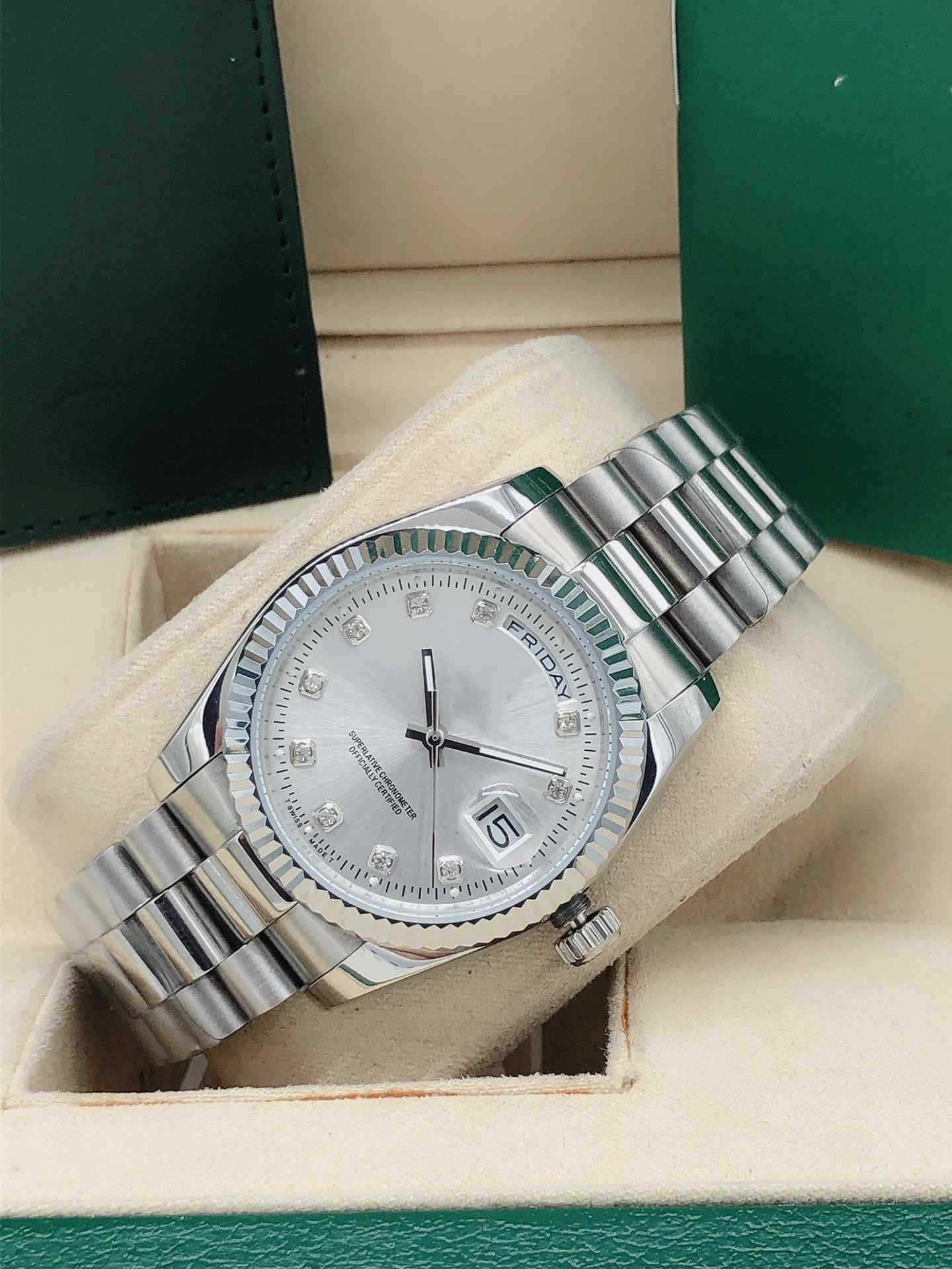 diamond watches for mens 41mm luxury Women's watch 36mm designer fashion wristwatch automatic movement watchs gold bracelect AAA quality