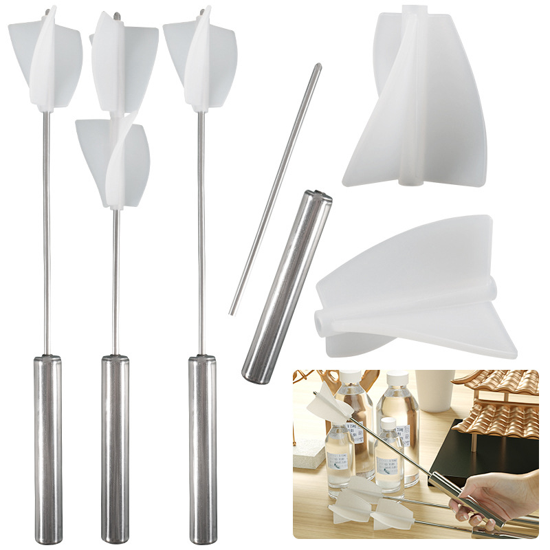 Manual Stirring Rod DIY Epoxy Resin Glue Mixing Jewelry Tools Stainless Steel Stirrer Handle Propeller Silicone Mold Mixer Drill
Manual Stirring Rod DIY Epoxy Resin Glue Mixing Jewelry Tools Stainless Steel Stirrer Handle Propeller Silicone Mold Mixer Drill