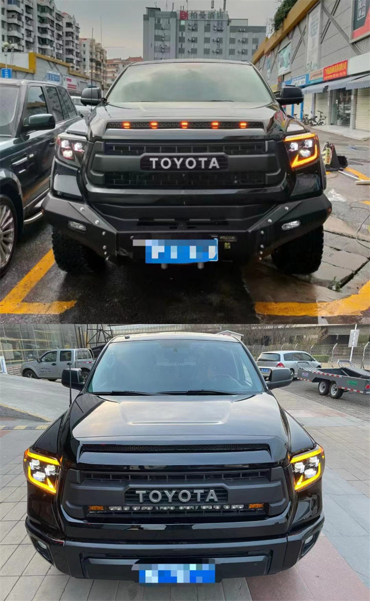 High Beam LED Headlight For Tundra LED Headlights 20 14-20 21 Toyota DRL Turn Signal Auto Accessories