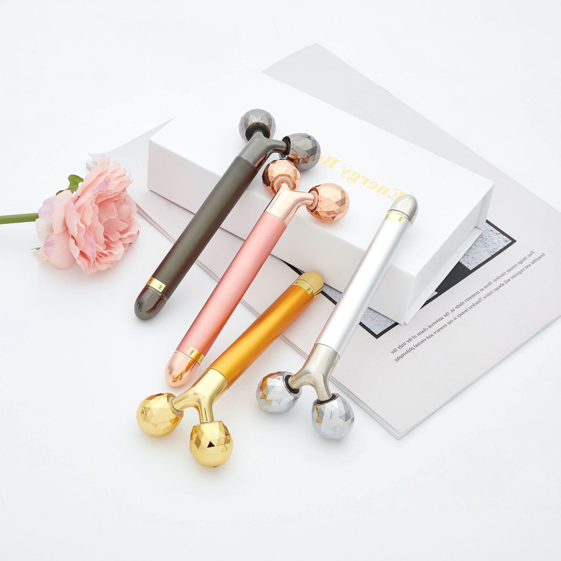 3D Roller Electric Tightening Anti-wrinkle Bar Facial Vibration Slimming Face Roller Beauty Skin Face Care Lifting Stick Tool Nombre Del Producto