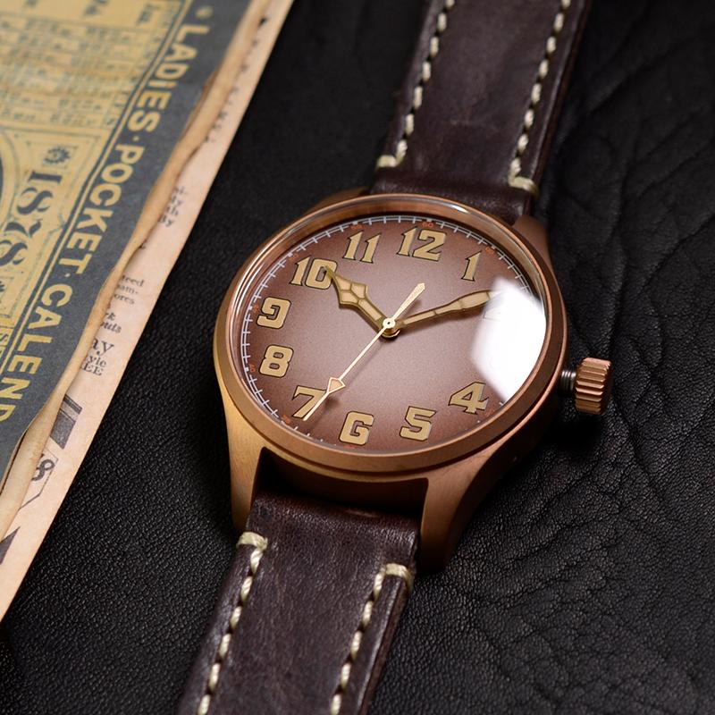 Wristwatches Baltany Men Bronze Watch Sapphire Vintage 100M ST2130 Automatic Mechanical Waterproof Sport Watches ForWristwatches, Green
Wristwatches Baltany Men Bronze Watch Sapphire Vintage 100M ST2130 Automatic Mechanical Waterproof Sport Watches ForWristwatches, Green