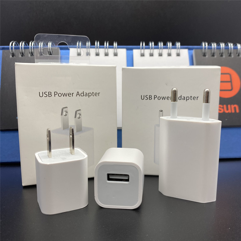 For apple Wall Charger Original 1:1 Quality A1400 A1385 US EU Plug 5W USB AC Power Adapter Cube charger for iPhone 5 6 7 XS 11 12 13 MAX 
For apple Wall Charger Original 1:1 Quality A1400 A1385 US EU Plug 5W USB AC Power Adapter Cube charger for iPhone 5 6 7 XS 11 12 13 MAX