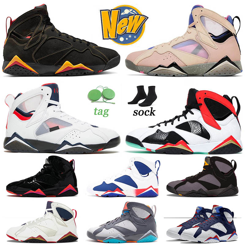 Jumpman 7 7s Basketball Shoes Mens Fashion Sapphire Metallic Gold PSGS Citrus Barcelona Days Tinker Alternate Womens Sneakers Sports Trainers Size 13, A# 22
Jumpman 7 7s Basketball Shoes Mens Fashion Sapphire Metallic Gold PSGS Citrus Barcelona Days Tinker Alternate Womens Sneakers Sports Trainers Size 13, A# 22