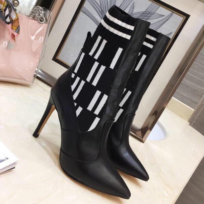 Designer Martin Boots knitted women 2022 autumn and winter socks boots women's stiletto all-match pointed toe leather high-heeled Fashion Boots22, Box
Designer Martin Boots knitted women 2022 autumn and winter socks boots women's stiletto all-match pointed toe leather high-heeled Fashion Boots22, Box
