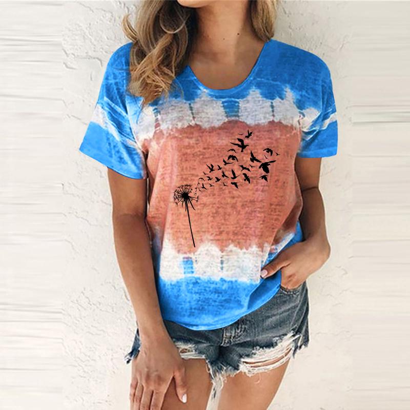 Women' T-Shirt White Plain T Shirts Women Womens Casual Fashion DandelionPrinting Round Neck Short Sleeve Shirt Blouse TopsWomen, Black
Women' T-Shirt White Plain T Shirts Women Womens Casual Fashion DandelionPrinting Round Neck Short Sleeve Shirt Blouse TopsWomen, Black