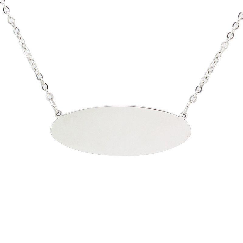 Pendant Necklaces PCS/Lot Women's Stainless Steel Blank Oval Name Bar Charm Necklace 45CM CB00A025Pendant
Pendant Necklaces PCS/Lot Women's Stainless Steel Blank Oval Name Bar Charm Necklace 45CM CB00A025Pendant