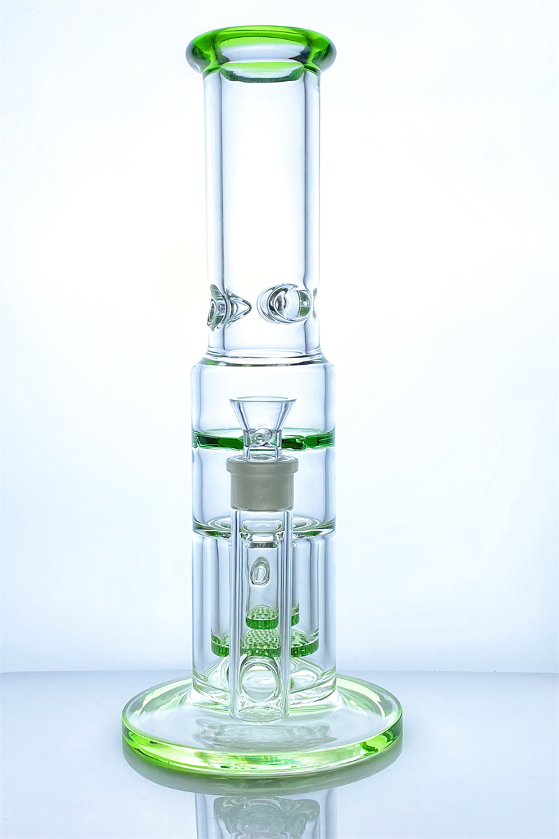9mm thickness New Glass bong hookah smoking pipe glass water with 2 percs 1 splash guard 16 inches high GB-254-1
9mm thickness New Glass bong hookah smoking pipe glass water with 2 percs 1 splash guard 16 inches high GB-254-1