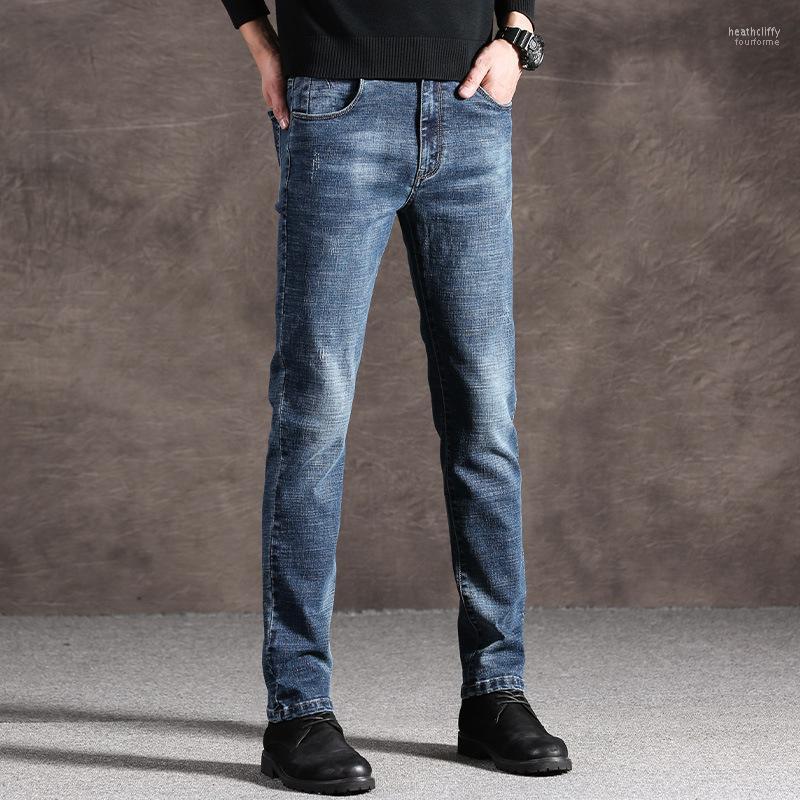 Men's Jeans Handsome Vitality Wild White Washed Retro Straight JeansMen's Heat22, Blue
Men's Jeans Handsome Vitality Wild White Washed Retro Straight JeansMen's Heat22, Blue