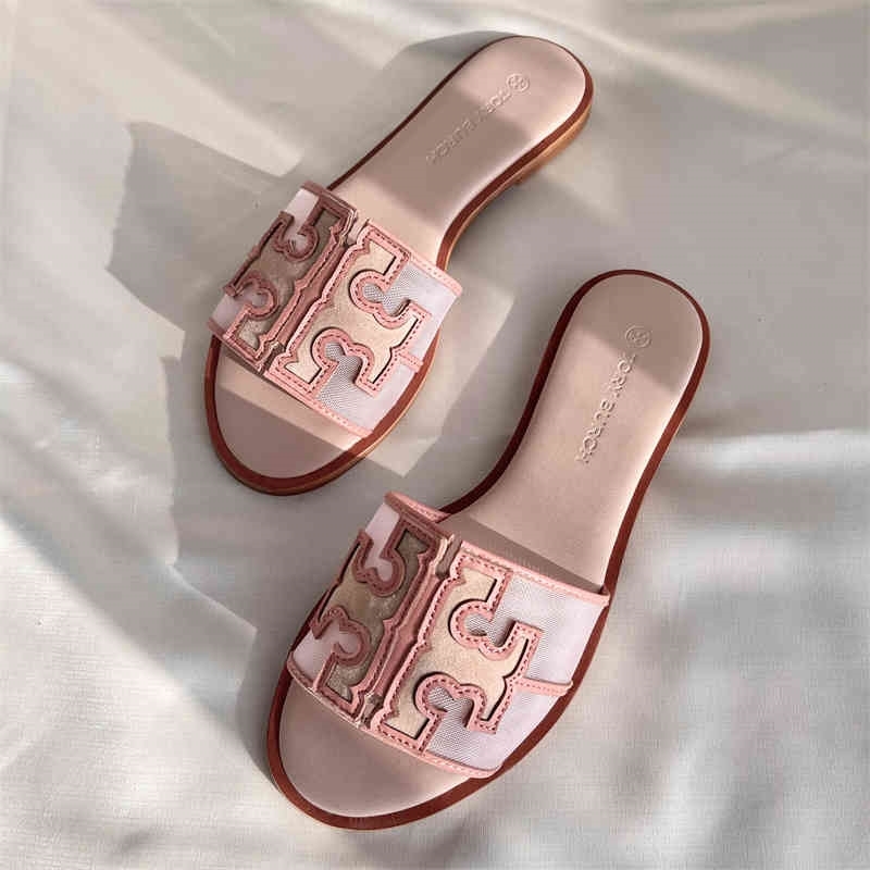 Pure Original Tb Sandals Are Versatile. 2022 Summer Mesh Line Trawl Red Flat Slippers Are Worn Out in Women's Korean Version F8XI, Pink
Pure Original Tb Sandals Are Versatile. 2022 Summer Mesh Line Trawl Red Flat Slippers Are Worn Out in Women's Korean Version F8XI, Pink