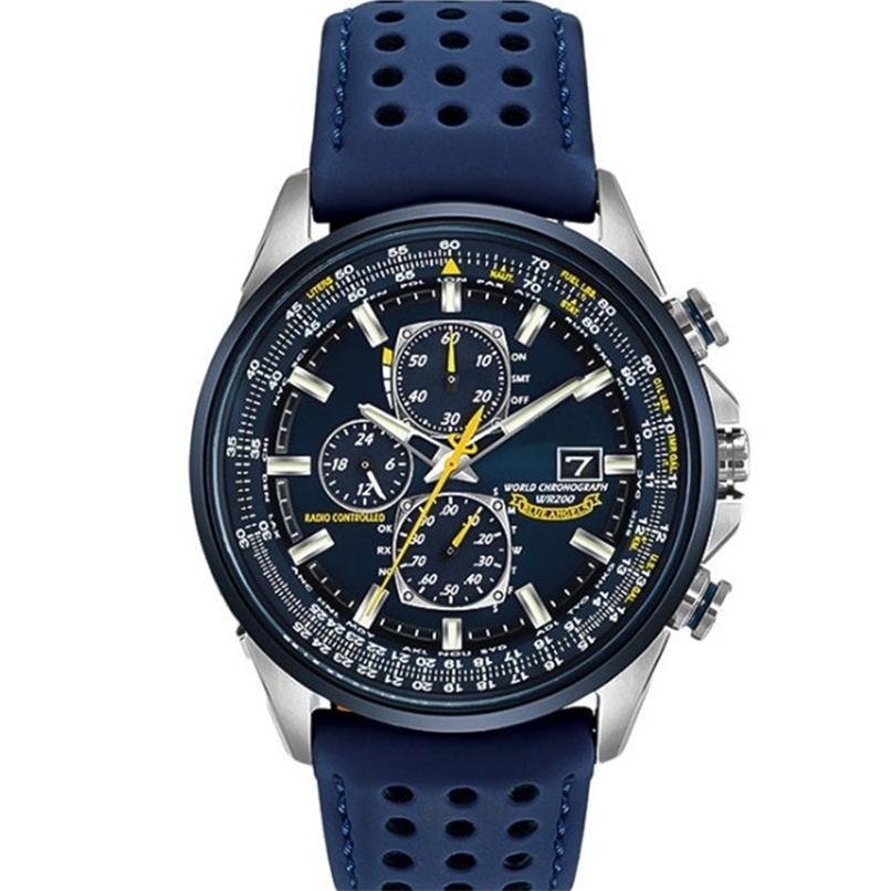Men's Watch Top Luxury Business Quartz Watch Men Waterproof Blue Angel World Chronograph Casual Steel Band Watch For Men 220423, Black skin
Men's Watch Top Luxury Business Quartz Watch Men Waterproof Blue Angel World Chronograph Casual Steel Band Watch For Men 220423, Black skin