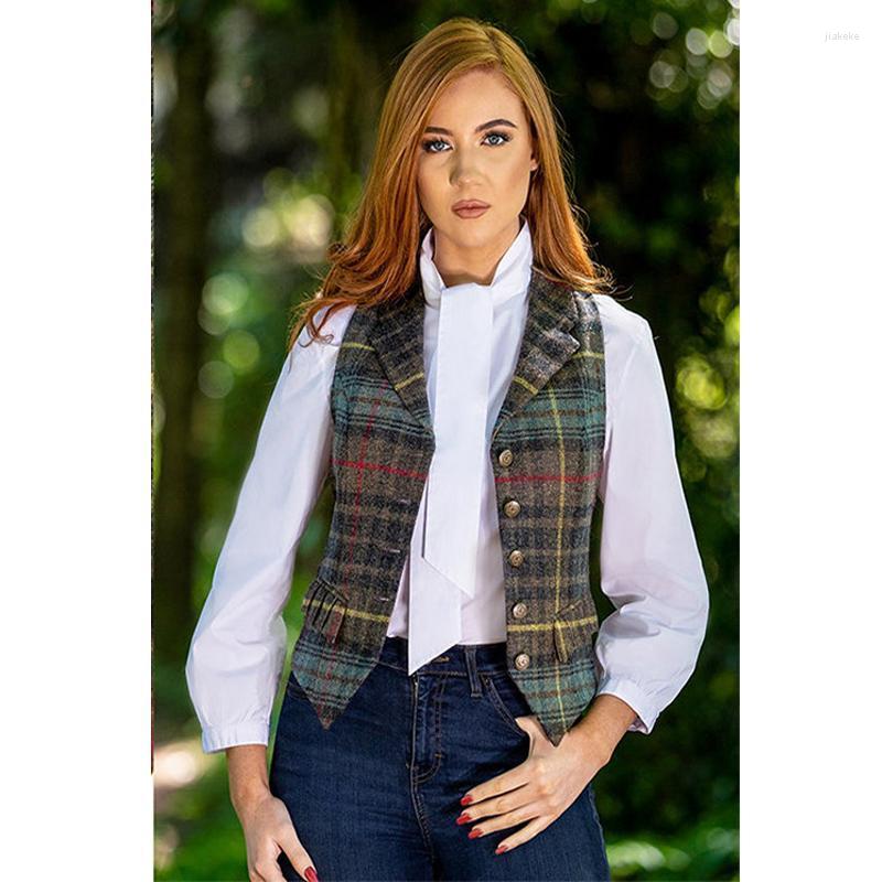 Women's Vests Check Army Green Suit Waistcoat Retro Wool Vest Winter Warm Sleeveless Slim Fit Jacket, Black
Women's Vests Check Army Green Suit Waistcoat Retro Wool Vest Winter Warm Sleeveless Slim Fit Jacket, Black