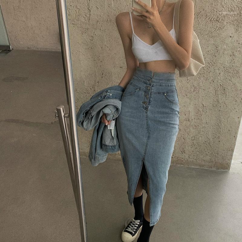 Skirts High Waist Demin Women 2022 Sexy Stretch Split Blue Jeans Skirt Slim Fall Summer Vintage Korean Faldas Mujer Moda Y2k
Skirts High Waist Demin Women 2022 Sexy Stretch Split Blue Jeans Skirt Slim Fall Summer Vintage Korean Faldas Mujer Moda Y2k