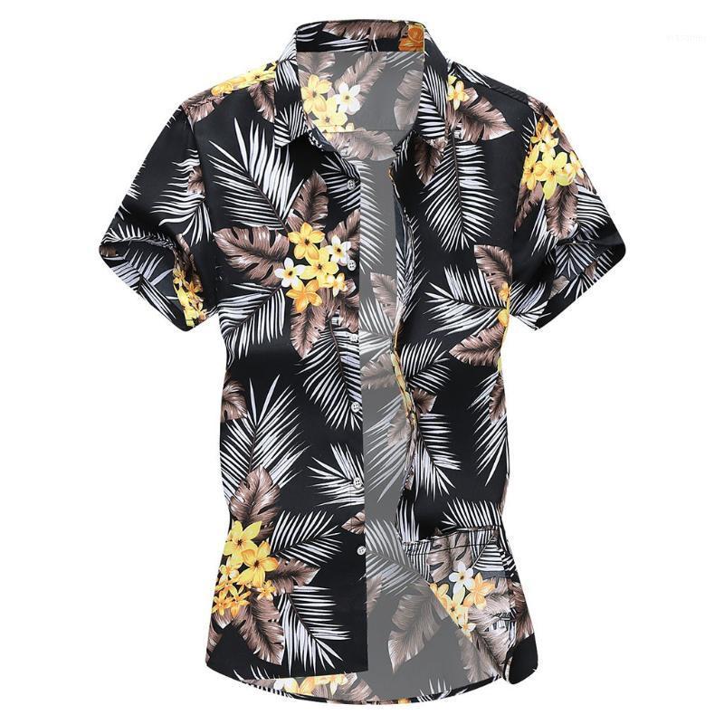 Men's Casual Shirts Summer Mens Hawaiian Street Printed Flower Shirt Top Beach Short Sleeve Button Male Fashion Comfortable, Black
Men's Casual Shirts Summer Mens Hawaiian Street Printed Flower Shirt Top Beach Short Sleeve Button Male Fashion Comfortable, Black