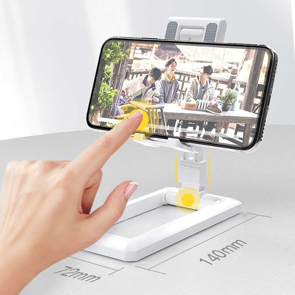 Epacket Foldable Phone Tablet Stand Holder Adjustable Desktop Mount Tripod Table Desk Support for iPhone Samsung iPad Mini 1 2 3 4