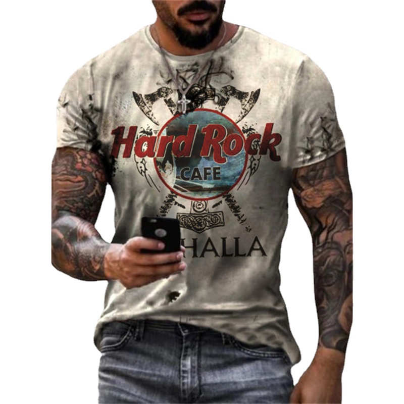 Summer new Hard Rock 3d Vortex men's T-shirt fashion casual round neck short-sleeved Harajuku hip-hop trend oversized T-shirt, Order remarks
Summer new Hard Rock 3d Vortex men's T-shirt fashion casual round neck short-sleeved Harajuku hip-hop trend oversized T-shirt, Order remarks