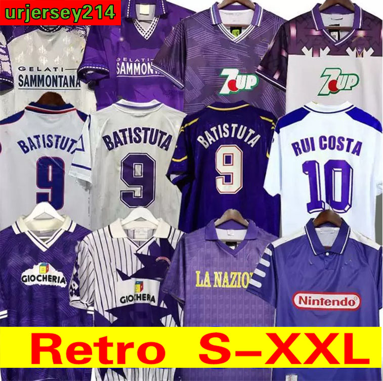 Retro Soccer Jerseys EDMUNDO BATISTUTA RUI COSTA Home Vingate Football Shirt Camisas de Futebol 89 90 91 92 93 94 95 96 97 98 99 00 Fiorentina 2000, 91 92 away
Retro Soccer Jerseys EDMUNDO BATISTUTA RUI COSTA Home Vingate Football Shirt Camisas de Futebol 89 90 91 92 93 94 95 96 97 98 99 00 Fiorentina 2000, 91 92 away