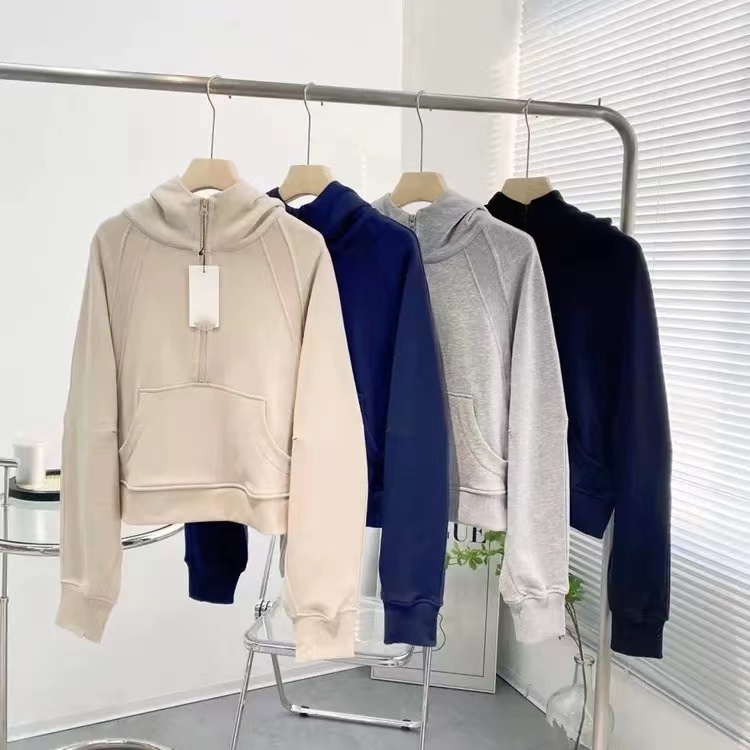 Lu half zip hoodies oversized Women's Yoga Scu ba Sweater Long Sleeve Thick Zipper Zip-Up hoody Colorful Comfortable Sweater, Khaki
Lu half zip hoodies oversized Women's Yoga Scu ba Sweater Long Sleeve Thick Zipper Zip-Up hoody Colorful Comfortable Sweater, Khaki