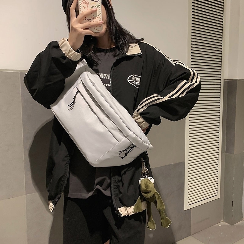 Waist Bags Large Capacity Chest Unisex Fanny Pack Streetwear Hip H a220823, Pink 
Waist Bags Large Capacity Chest Unisex Fanny Pack Streetwear Hip H a220823, Pink
