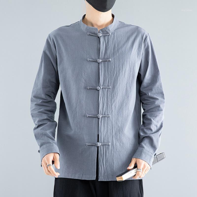 Summer Long Sleeve Uniform Clothing Traditional Chinese Tang Suit Top Clothes Men Style Shirt Button So Men's Casual Shirts, Black
Summer Long Sleeve Uniform Clothing Traditional Chinese Tang Suit Top Clothes Men Style Shirt Button So Men's Casual Shirts, Black