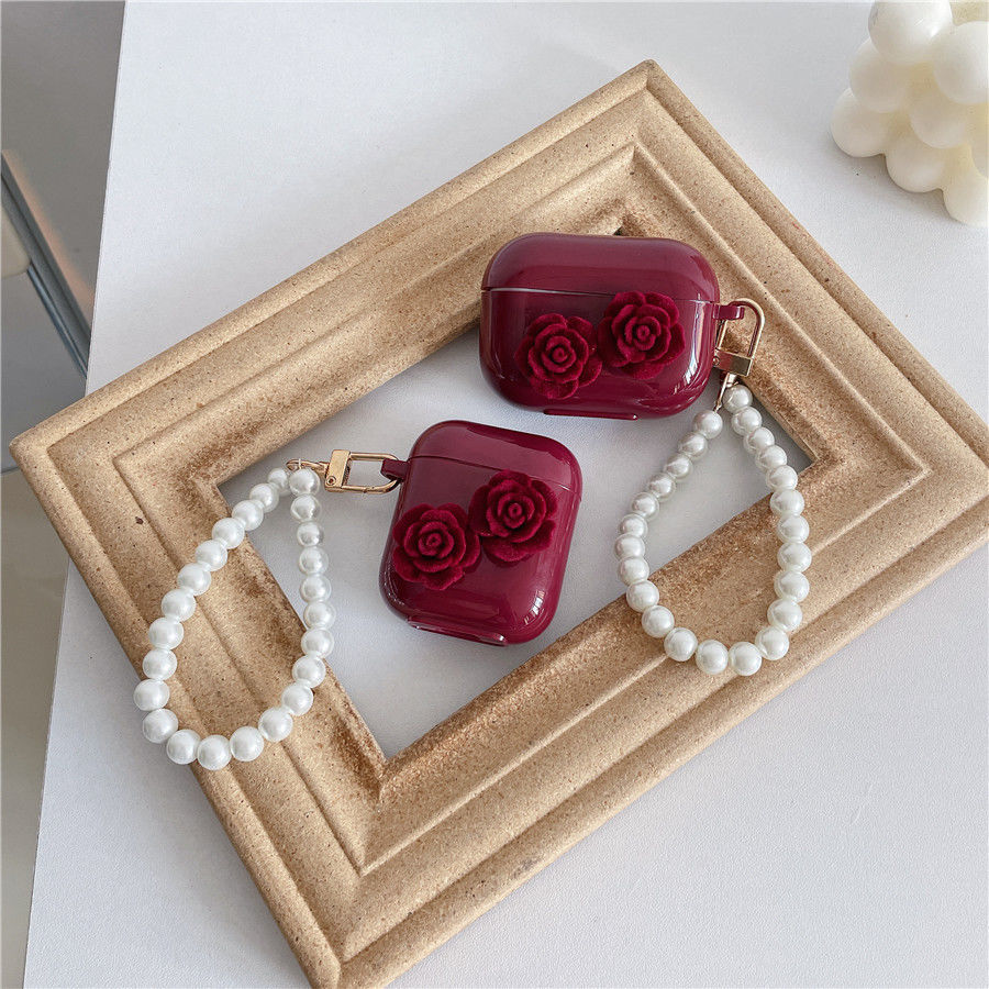 Luxurys Designers airpods pro 2 3 Headset Accessories case suitable for airpodspro earphones bag high quality Wine red flowers earplug bags good
Luxurys Designers airpods pro 2 3 Headset Accessories case suitable for airpodspro earphones bag high quality Wine red flowers earplug bags good