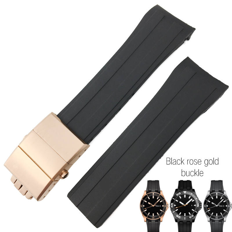 22mm Rubber Silicone Watch Strap Waterproof Black Sport Folding Buckle Watchband Fits Series Watch Accessories for Men
22mm Rubber Silicone Watch Strap Waterproof Black Sport Folding Buckle Watchband Fits Series Watch Accessories for Men