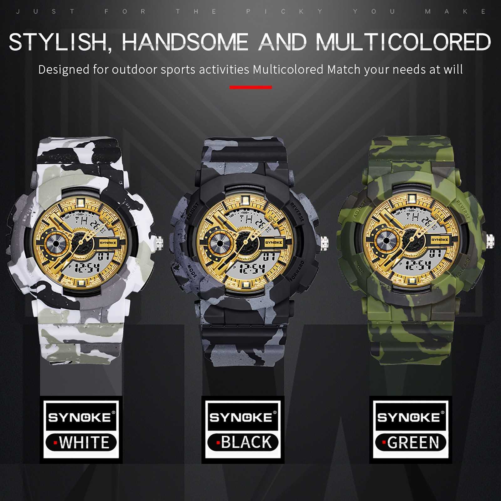 Men's Digital Watch 30M Waterproof Alarm Clock LED Luminous Sport Chronograph Plastic Strap Glass Dial Wristwatch Relogio, Black
Men's Digital Watch 30M Waterproof Alarm Clock LED Luminous Sport Chronograph Plastic Strap Glass Dial Wristwatch Relogio, Black