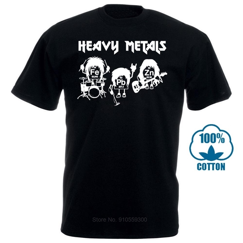 Vintage T Shirts Crew Neck Men Casual Short Heavy Metals Chemistry Periodic Table Rock Roll Music Physics Biology Tee Shirts 220425, Black
Vintage T Shirts Crew Neck Men Casual Short Heavy Metals Chemistry Periodic Table Rock Roll Music Physics Biology Tee Shirts 220425, Black