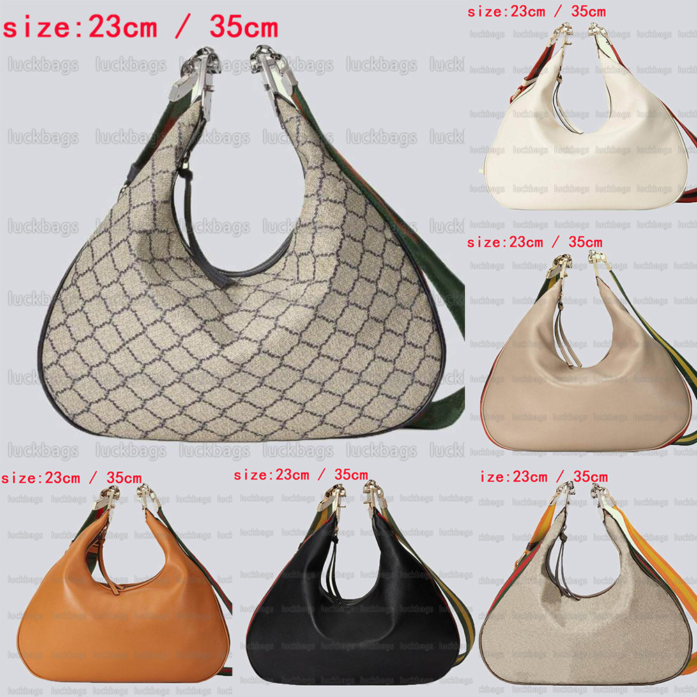 Large Attache Shoulder Bag Crescent Moon Shape Shaped G Hook Closure with Zip Detachable Blue and Red Web Trim Designer Handbag Purse Crossbody Bags
Large Attache Shoulder Bag Crescent Moon Shape Shaped G Hook Closure with Zip Detachable Blue and Red Web Trim Designer Handbag Purse Crossbody Bags