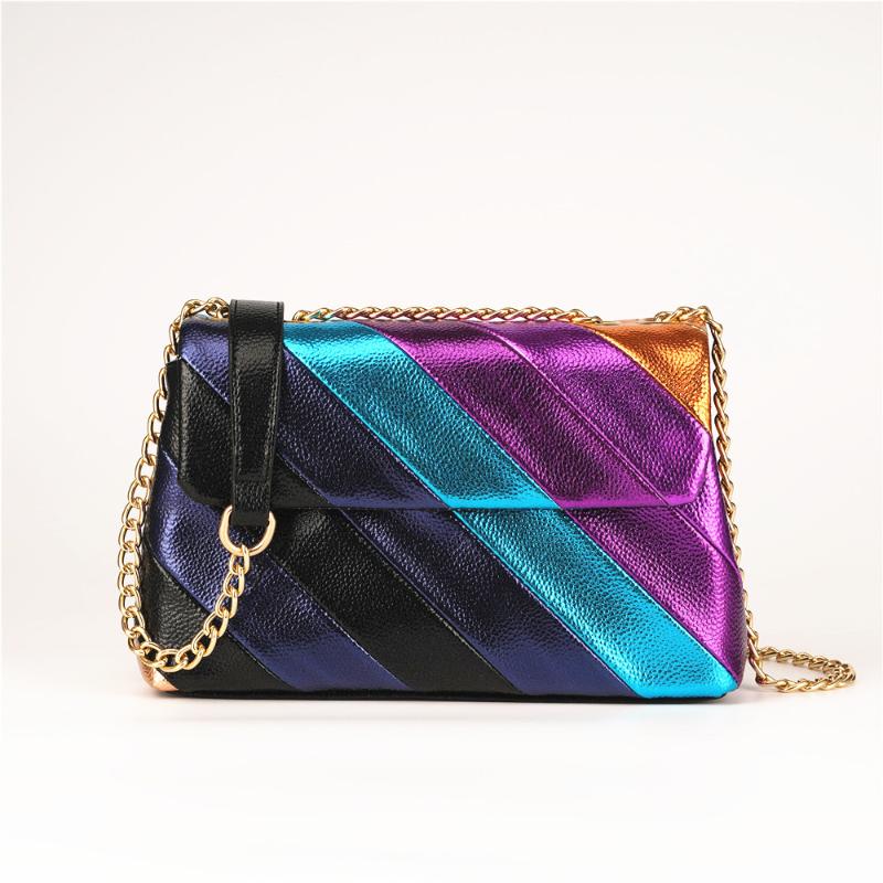 Shoulder Bags Summer Metallic Colorful PU Rainbow Handbag Shiny Cross Body Bag For WomenShoulder ShoulderShoulder, Black
Shoulder Bags Summer Metallic Colorful PU Rainbow Handbag Shiny Cross Body Bag For WomenShoulder ShoulderShoulder, Black