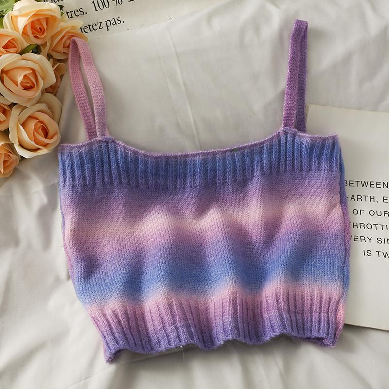 Women's Tanks & Camis Knitted Crop Top Colorblock Tops For Women Patchwork Woman Off Shoulder Sleeveless Tank Camisole 2022, Blue
Women's Tanks & Camis Knitted Crop Top Colorblock Tops For Women Patchwork Woman Off Shoulder Sleeveless Tank Camisole 2022, Blue