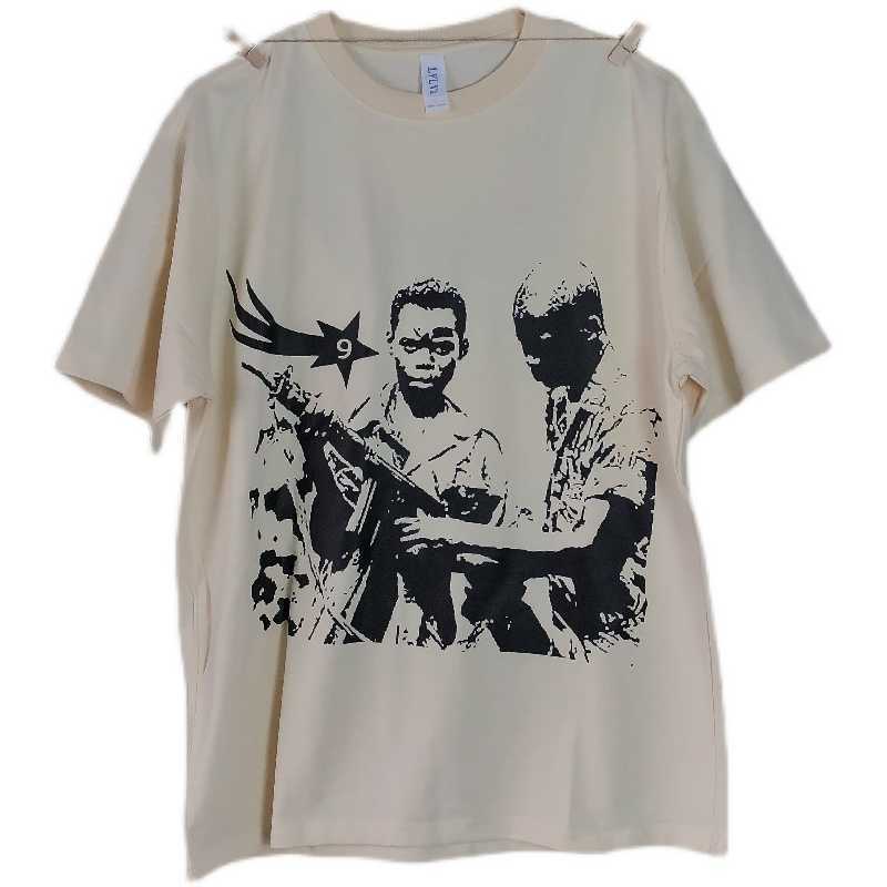 Men's T-Shirts New Vintage Antique Black people fashion retro cotton loose casual heavy American summer T-shirt short sleeve, Milk color
Men's T-Shirts New Vintage Antique Black people fashion retro cotton loose casual heavy American summer T-shirt short sleeve, Milk color