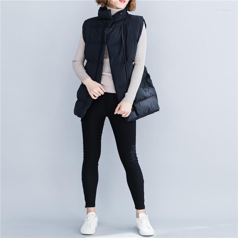 Women's Vests 2022 Winter Women Fashion Coat Warm Thick Satnd Collar Zipper Waistcoat Cotton Padded Vest Female Black Sleeveless Parkas Luci
Women's Vests 2022 Winter Women Fashion Coat Warm Thick Satnd Collar Zipper Waistcoat Cotton Padded Vest Female Black Sleeveless Parkas Luci