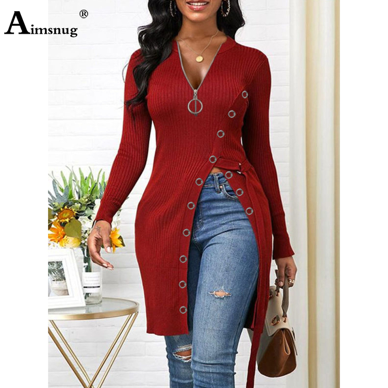 Spring Irregular Spliced Buttons T shirt Female Tops Oversized 3xl Women Fashion Zipper Pullovers Long Shirts Clothing 220728