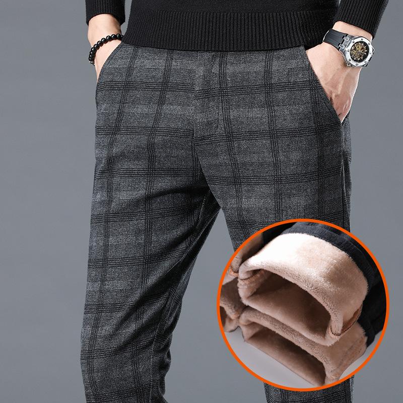 Men's Pants Winter Fleece Me High Quality Business Casual Plaid Slim Cotton Long Trousers Male Black Gray Thick Pant Big Size 28-40Men's, 2050 grey
Men's Pants Winter Fleece Me High Quality Business Casual Plaid Slim Cotton Long Trousers Male Black Gray Thick Pant Big Size 28-40Men's, 2050 grey