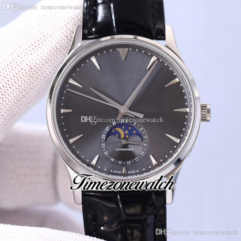Master Ultra Thin Q1368430 Moon Phase Automatic Mens Watch Steel Case Gray Dial Silver Stick Markers Black Leather Strap Timezonewatch Y10c3, Original box
Master Ultra Thin Q1368430 Moon Phase Automatic Mens Watch Steel Case Gray Dial Silver Stick Markers Black Leather Strap Timezonewatch Y10c3, Original box