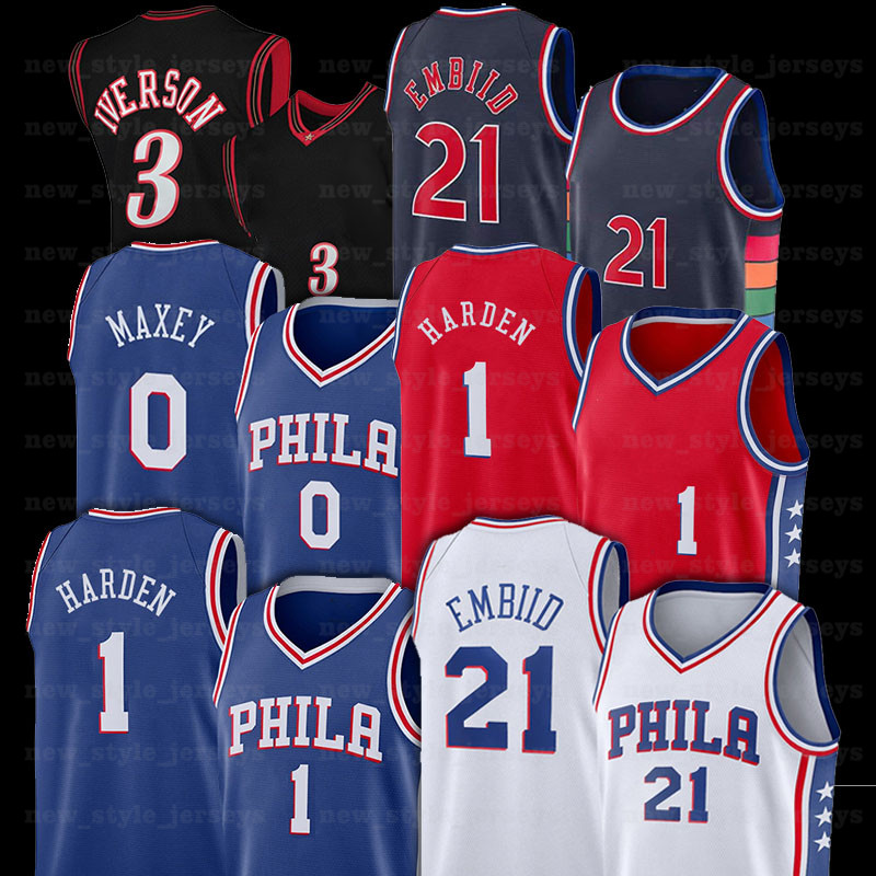 James 1 Harden Basketball Jerseys Joel 21''76ers''Men Embiid Allen 3 Iverson Jersey Tyrese 0 Maxey, Ncaa
James 1 Harden Basketball Jerseys Joel 21''76ers''Men Embiid Allen 3 Iverson Jersey Tyrese 0 Maxey, Ncaa