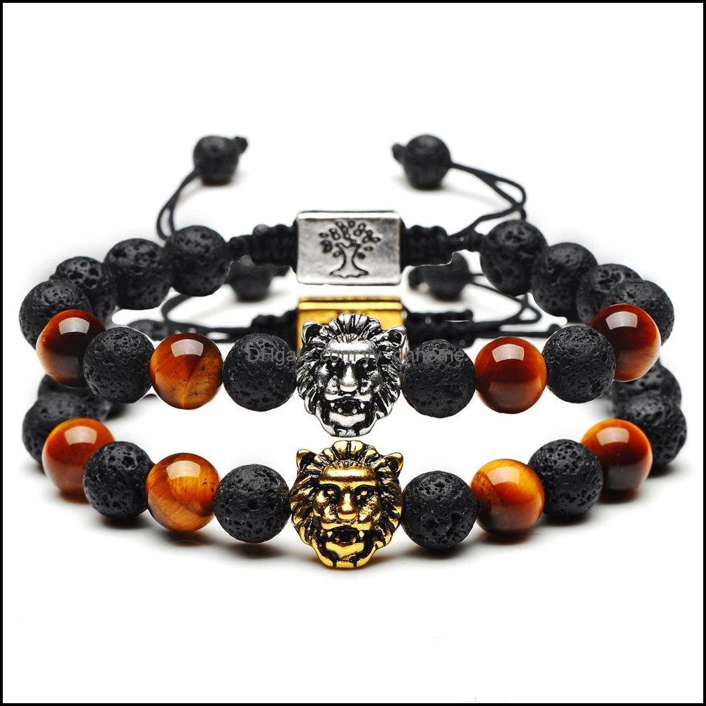 Other Bracelets Jewelry Handmade Lava Lion Head Beads Rope Charm Weave Bracelet Men Women Yoga Bangles D23 Dh4Qg
Other Bracelets Jewelry Handmade Lava Lion Head Beads Rope Charm Weave Bracelet Men Women Yoga Bangles D23 Dh4Qg