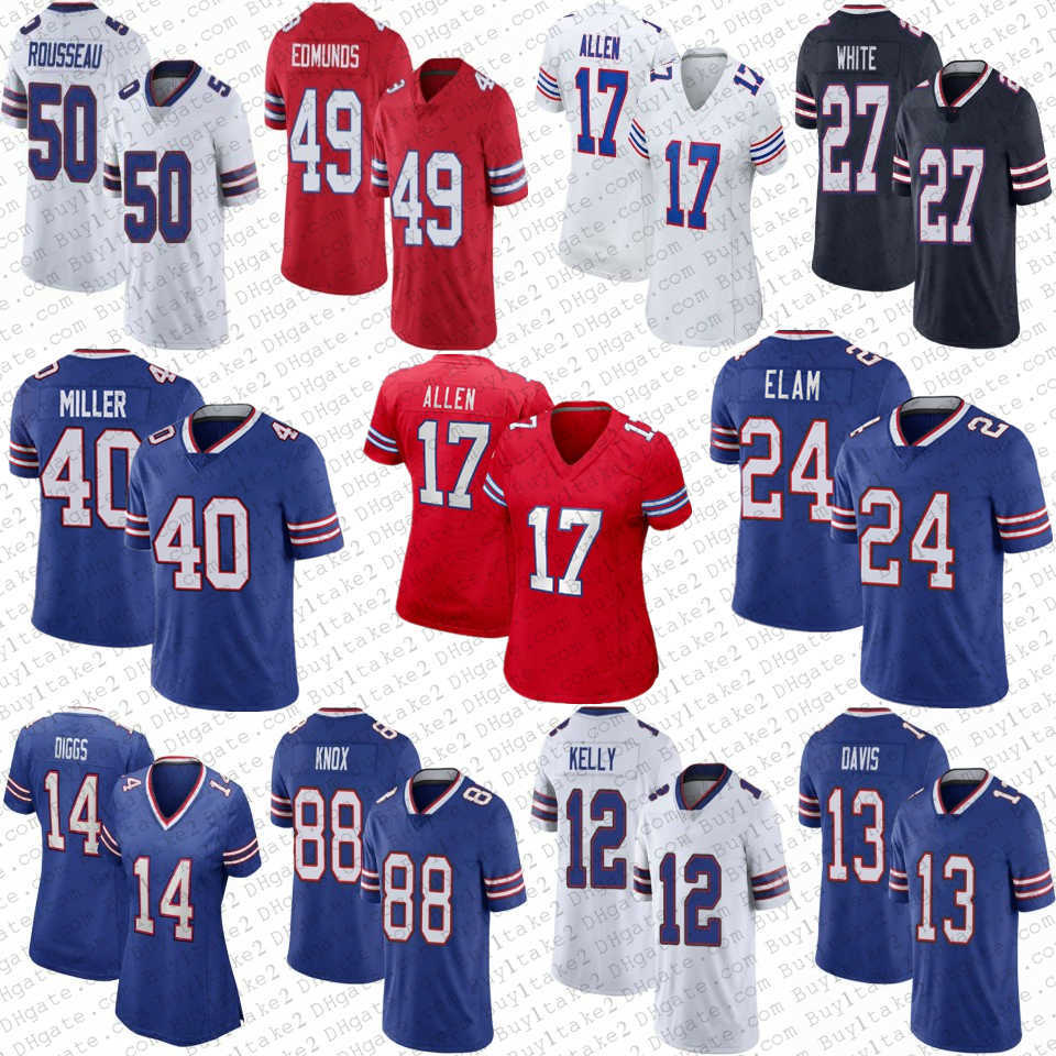 17 Josh Allen 24 Kaiir Elam Stefon Diggs 40 von Miller Buffalo''Bills''Football Jersey Gabriel Davis Dawson Knox Tyler Bass''nfl''Jersey, Mens 
17 Josh Allen 24 Kaiir Elam Stefon Diggs 40 von Miller Buffalo''Bills''Football Jersey Gabriel Davis Dawson Knox Tyler Bass''nfl''Jersey, Mens