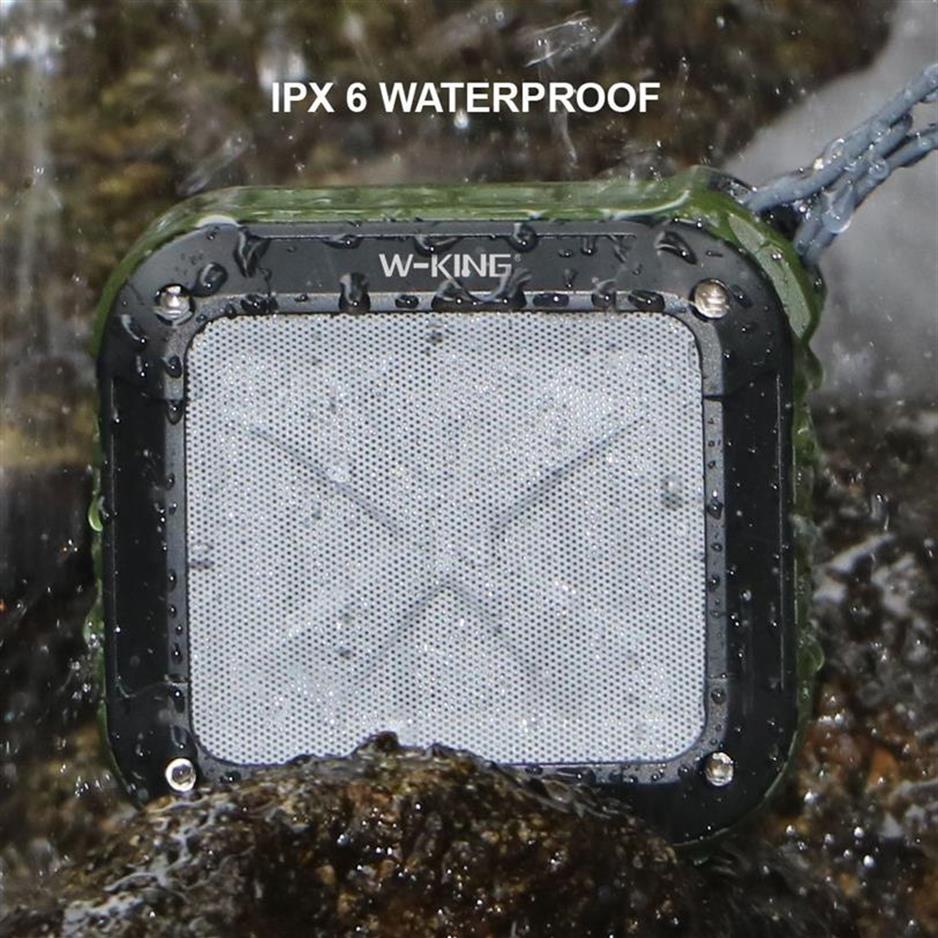 WKING S7 Portable NFC Wireless Waterproof Bluetooth 4 0 Speaker with 10 Hours Playtime for Outdoors Shower 4 colors156j252M235h