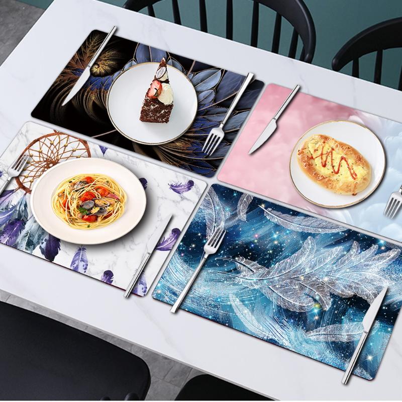 Mats & Pads Placemat For Dining Table Kitchen Dinning 30cmx45cm Bar Mat Set Pu Leather Tableware
Mats & Pads Placemat For Dining Table Kitchen Dinning 30cmx45cm Bar Mat Set Pu Leather Tableware